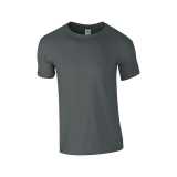 Unisex tričko (GILDAN SOFTSTYLE ADULT T-SHIRT) > šedá (charcoal) > S