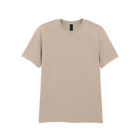 Unisex tričko (GILDAN SOFTSTYLE ADULT T-SHIRT) > hnedá (sand) > S