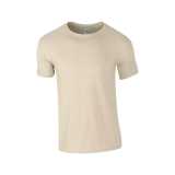 Unisex tričko (GILDAN SOFTSTYLE ADULT T-SHIRT) > hnedá (sand) > S