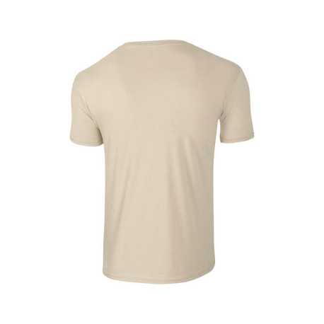 Unisex tričko (GILDAN SOFTSTYLE ADULT T-SHIRT) > hnedá (sand) > S
