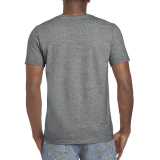 Unisex tričko (GILDAN SOFTSTYLE ADULT T-SHIRT) > šedá (graphite heather) > L