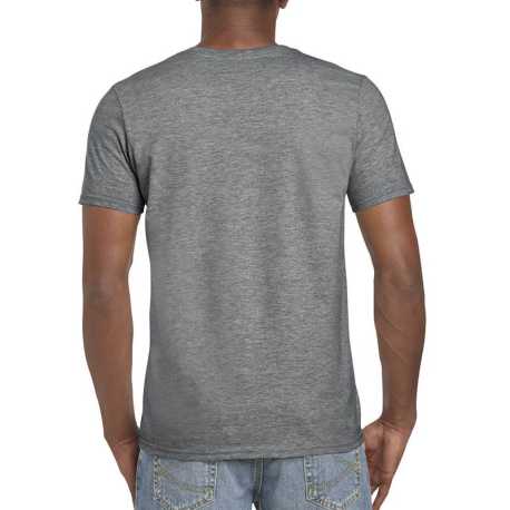 Unisex tričko (GILDAN SOFTSTYLE ADULT T-SHIRT) > šedá (graphite heather) > L