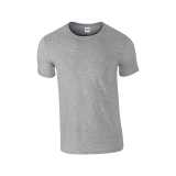 Unisex tričko (GILDAN SOFTSTYLE ADULT T-SHIRT) > šedá (rssport) > S