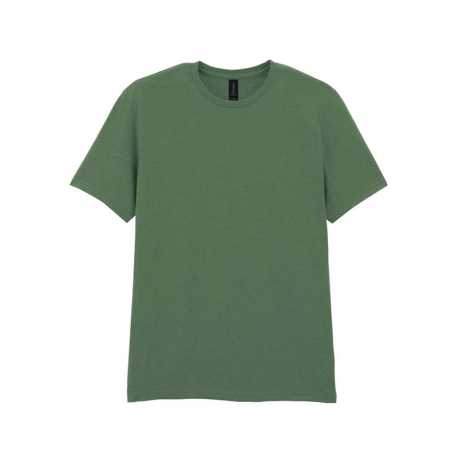 Unisex tričko (GILDAN SOFTSTYLE ADULT T-SHIRT) > zelená (military) > S