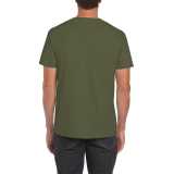 Unisex tričko (GILDAN SOFTSTYLE ADULT T-SHIRT) > zelená (military) > S