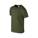 Unisex tričko (GILDAN SOFTSTYLE ADULT T-SHIRT) > zelená (military) > S