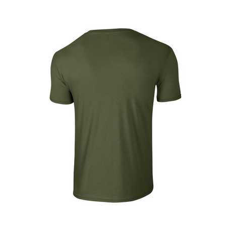 Unisex tričko (GILDAN SOFTSTYLE ADULT T-SHIRT) > zelená (military) > S