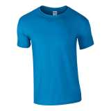 Unisex tričko (GILDAN SOFTSTYLE ADULT T-SHIRT) > modrá (sapphire) > L