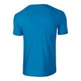 Unisex tričko (GILDAN SOFTSTYLE ADULT T-SHIRT) > modrá (sapphire) > L