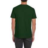 Unisex tričko (GILDAN SOFTSTYLE ADULT T-SHIRT) > zelená (forest) > S