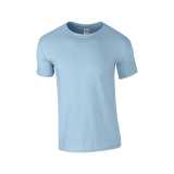 Unisex tričko (GILDAN SOFTSTYLE ADULT T-SHIRT) > modrá (light) > S