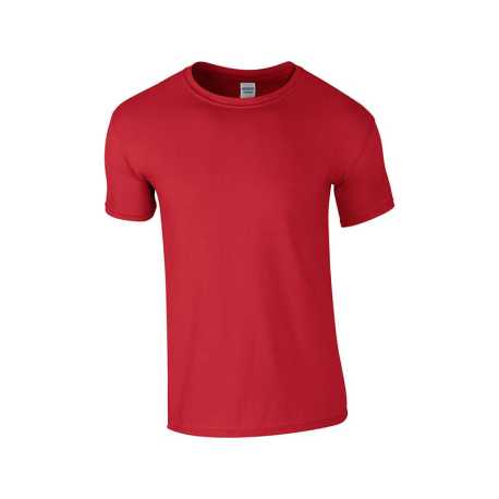 Unisex tričko (GILDAN SOFTSTYLE ADULT T-SHIRT) > červená > S