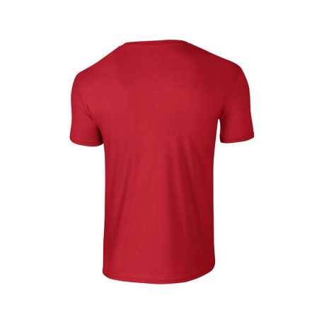 Unisex tričko (GILDAN SOFTSTYLE ADULT T-SHIRT) > červená > S