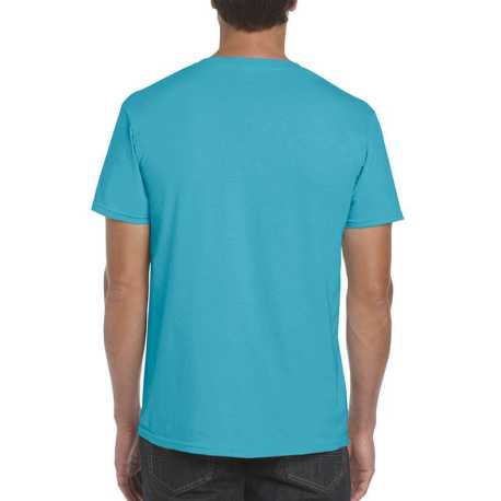 Unisex tričko (GILDAN SOFTSTYLE ADULT T-SHIRT) > modrá (tropical) > XL