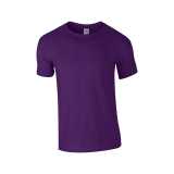 Unisex tričko (GILDAN SOFTSTYLE ADULT T-SHIRT) > fialová (purple) > S