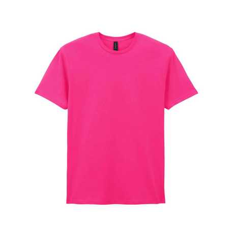 Unisex tričko (GILDAN SOFTSTYLE ADULT T-SHIRT) > ružová (heliconia) > S