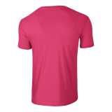 Unisex tričko (GILDAN SOFTSTYLE ADULT T-SHIRT) > ružová (heliconia) > S