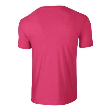 Unisex tričko (GILDAN SOFTSTYLE ADULT T-SHIRT) > ružová (heliconia) > S