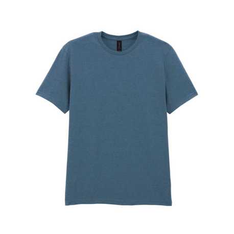 Unisex tričko (GILDAN SOFTSTYLE ADULT T-SHIRT) > modrá (indigo) > S