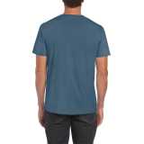 Unisex tričko (GILDAN SOFTSTYLE ADULT T-SHIRT) > modrá (indigo) > S