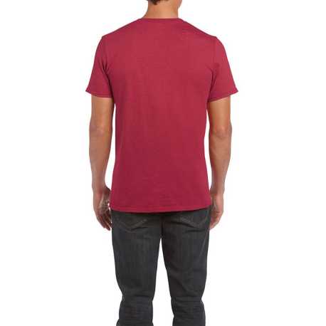 Unisex tričko (GILDAN SOFTSTYLE ADULT T-SHIRT) > červená (antiquecherry) > L