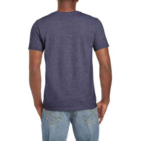 Unisex tričko (GILDAN SOFTSTYLE ADULT T-SHIRT) > modrá (heather navy) > 2XL