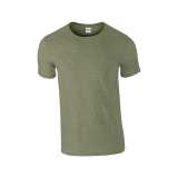 Unisex tričko (GILDAN SOFTSTYLE ADULT T-SHIRT) > zelená (heathermilitary)** > 2XL