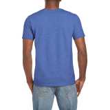 Unisex tričko (GILDAN SOFTSTYLE ADULT T-SHIRT) > modrá (heather royal)** > L
