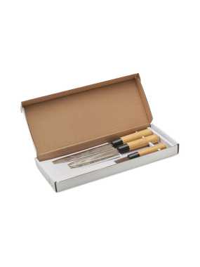 Trojdielna sada nožov > viacfarebné