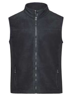 Pánska pracovná vesta(DAIBER Mens Workwear Fleece Vest) > šedá (carbon) / čierna > S