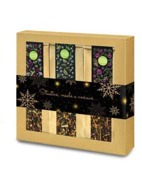 DARČEKOVÁ KAZETA 3x100g (jahoda&echinacea, malina&rakytník, baza&citrón)