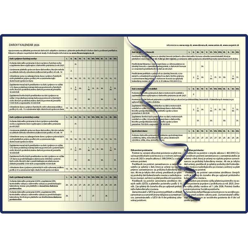 Diár (Venetia 2026) - 17 x 24 cm > modrá > týždenný A5