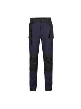Pánske nohavice (VELILLA CANVAS STRETCH TROUSERS) > modrá (navy) / čierna > S