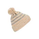Unisex čiapka(K-UP BEANIE IN RECYCLED YARN)>hnedá(Light Sand Heather)/šedá(light heather)