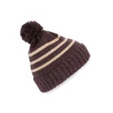 Unisex čiapka(K-UP BEANIE IN RECYCLED YARN)>šedá(Rosewood Heather)/hnedá(Sand Heather)