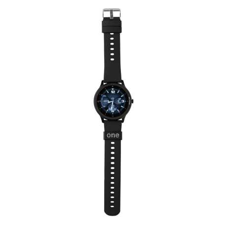 Chytré hodinky Swiss Peak z RCS recykl. TPU > čierna