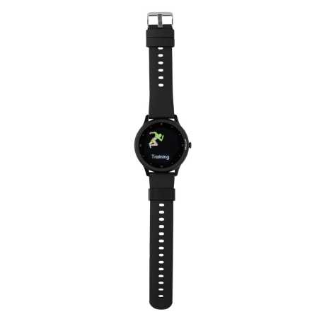 Chytré hodinky Swiss Peak z RCS recykl. TPU > čierna