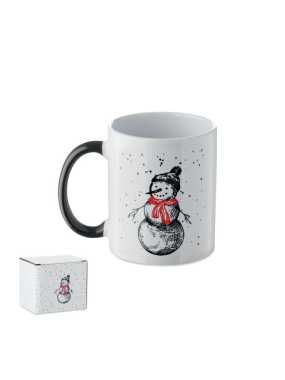 Vianočný hrnček 300ml v krabičke > čierna / červená