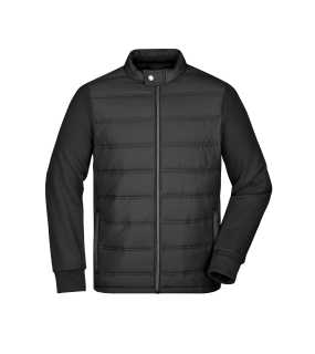 Pánska bunda (DAIBER Mens Hybrid Sweat Jacket) > čierna > L