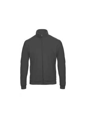 Unisex mikina (B&C Full zip sweatjacket 50/50) > šedá (anthracite) > XL