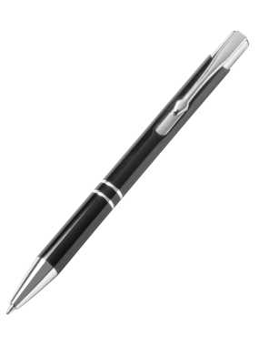 Kovové guľôčkové pero > čierna