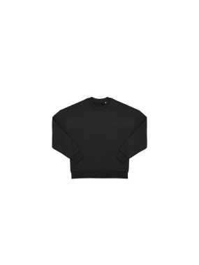 Unisex mikina (B&C Influence Crew) > čierna > 3XL