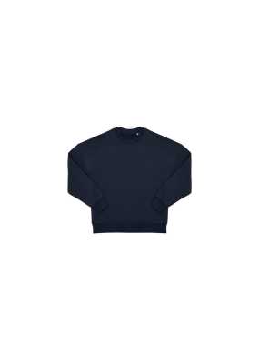 Unisex mikina (B&C Influence Crew) > modrá(navy) > XL
