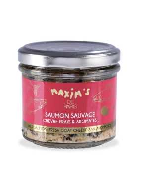 Speciality to spread : wild salmon, fresh goat cheese & aromatics 80 g Maxim’s