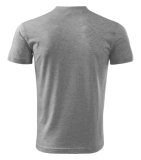 Unisex tričko (MALFINI V-neck 160) > sivá (tmavý melír) > 3XL