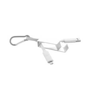 USB nabíjací kábel > strieborná