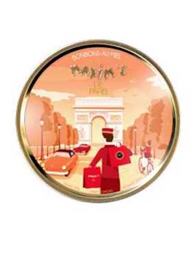 Honey Candies Round Tin "Arc de Triomphe" 50 g Maxim’s