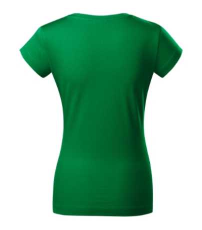 Dámske tričko (MALFINI Fit V-neck) > zelená (trávová) > XS