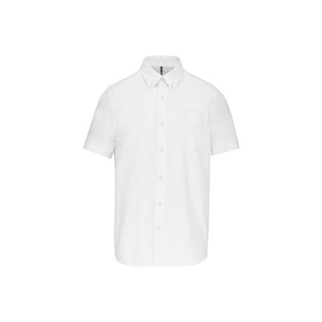 Pánska košeľa (KARIBAN MENS SHORT SLEEVE SHIRT) > biela > L