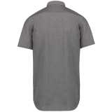 Pánska košeľa (KARIBAN MENS SHORT SLEEVE SHIRT) > strieborná (oxford) > 3XL